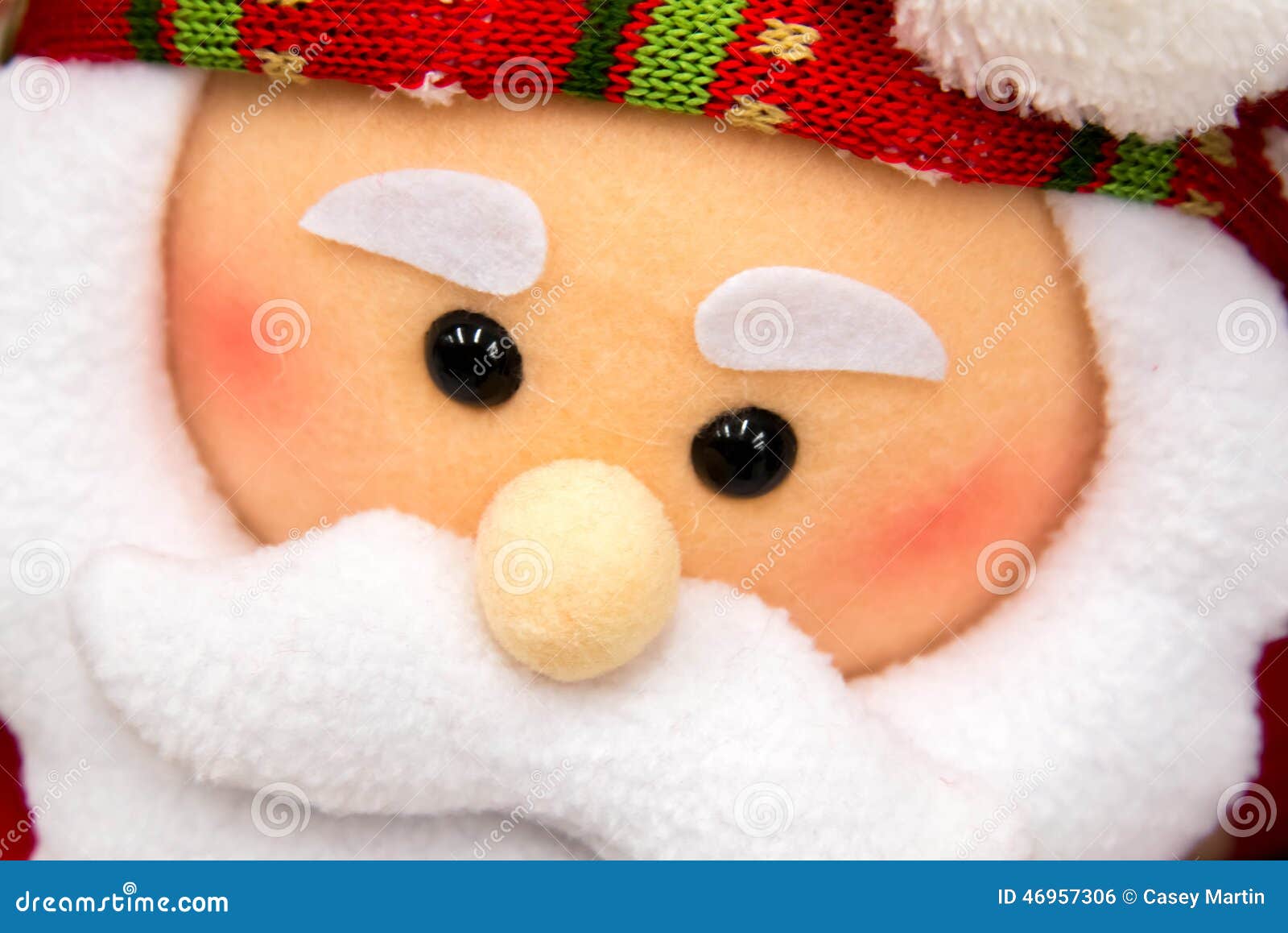 Christmas Decorations - Santa Face Stock Photo - Image of nick ...