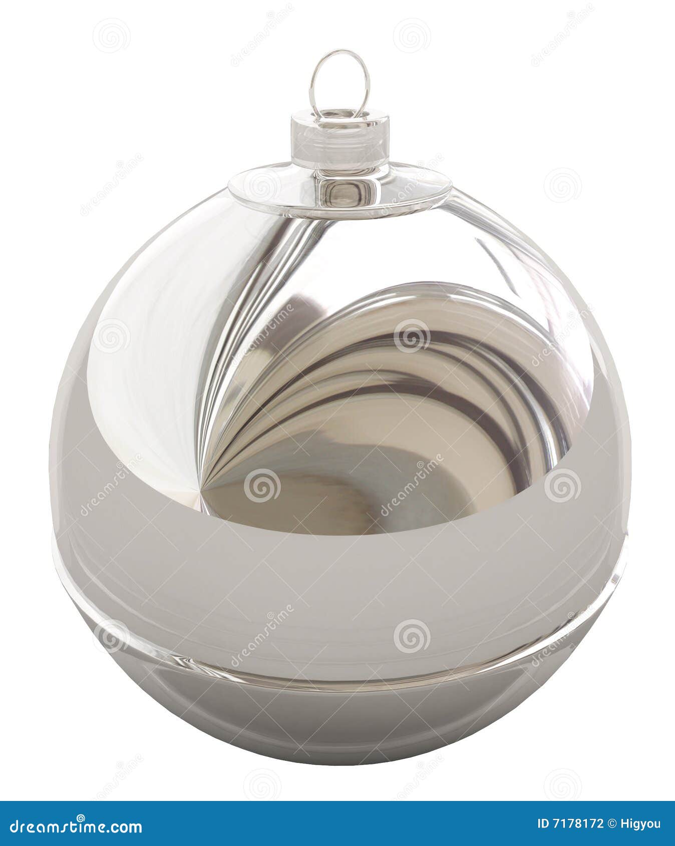 Christmas Decorations, Silver Ball Stock Illustration Illustration of