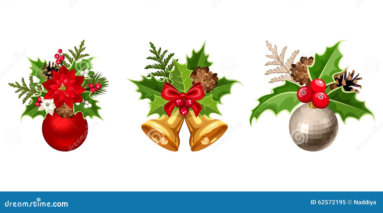 Download Christmas Decorations. Vector Illustration. Stock Vector ...