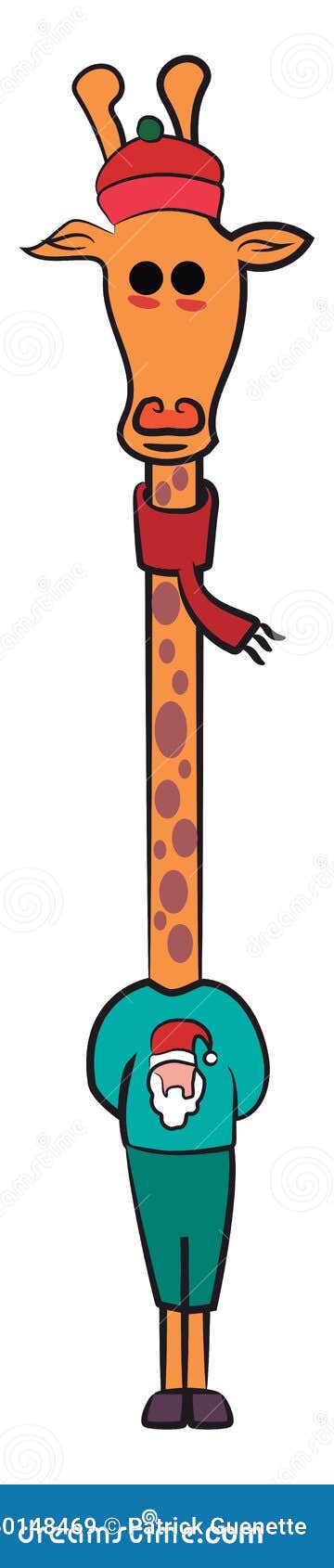 Download Christmas Decorative Giraffe Lantern Vector Or Color ...
