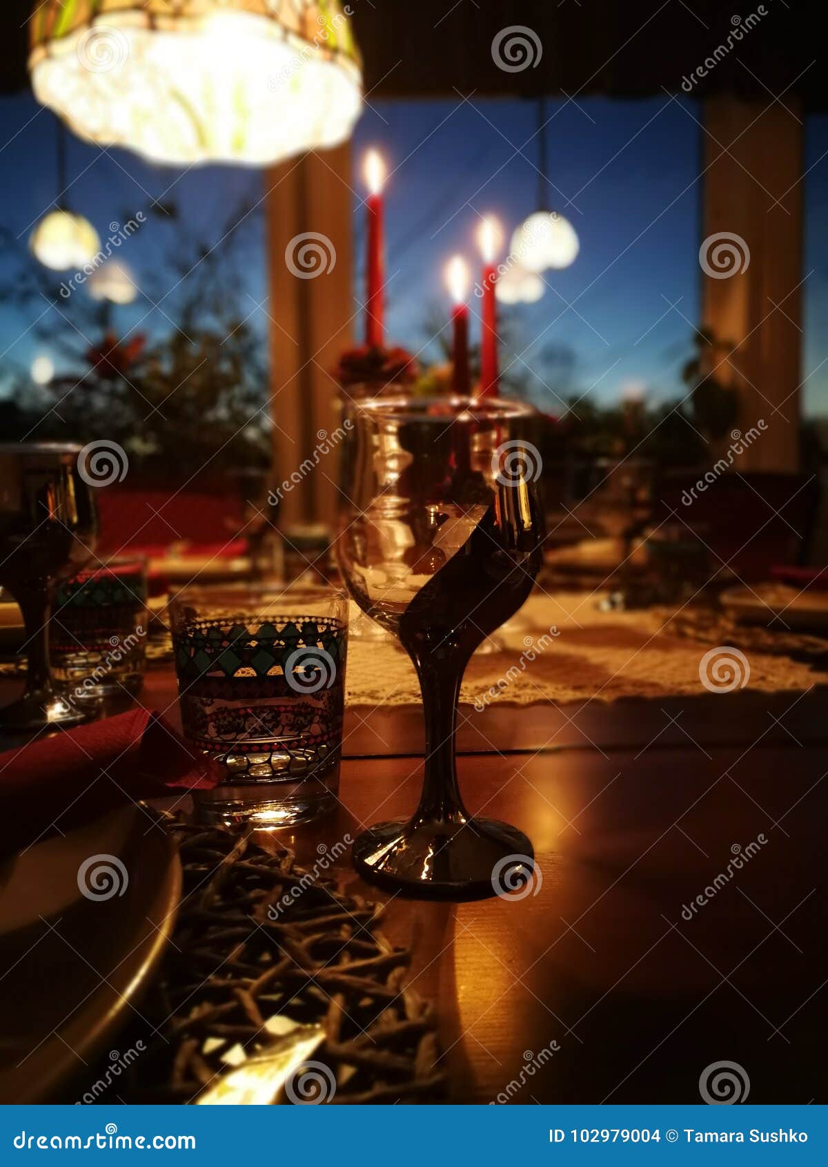 Christmas dinner stock photo. Image of table, dinner 102979004