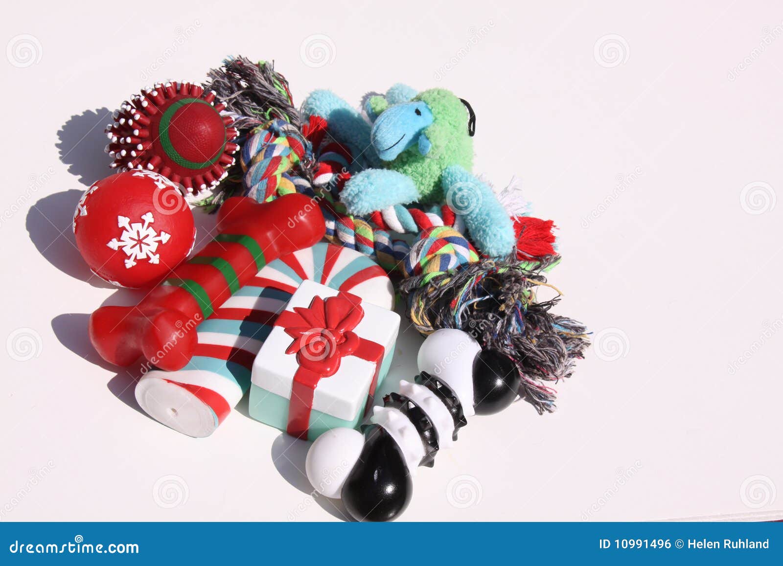 Christmas dog toys stock photo. Image of colorful, happy 10991496