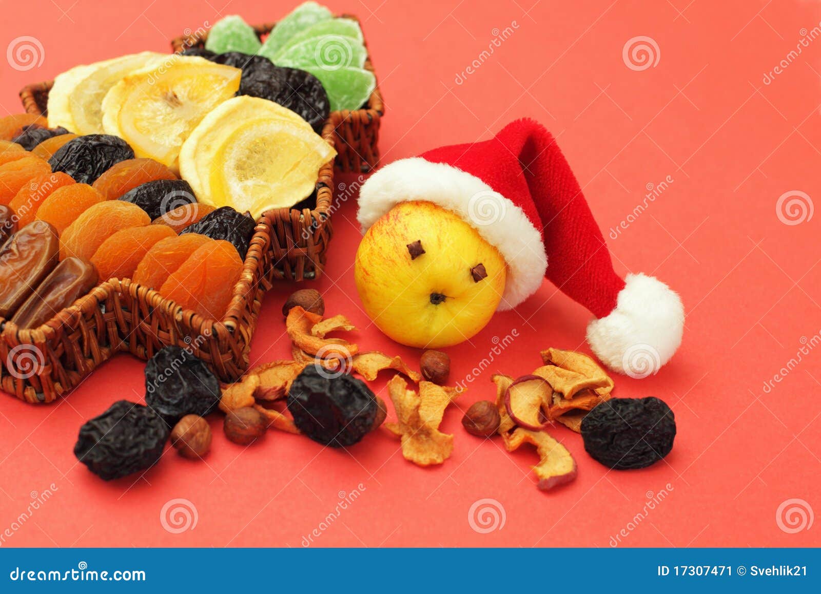 Christmas dried fruit stock image. Image of apricot, plum 17307471