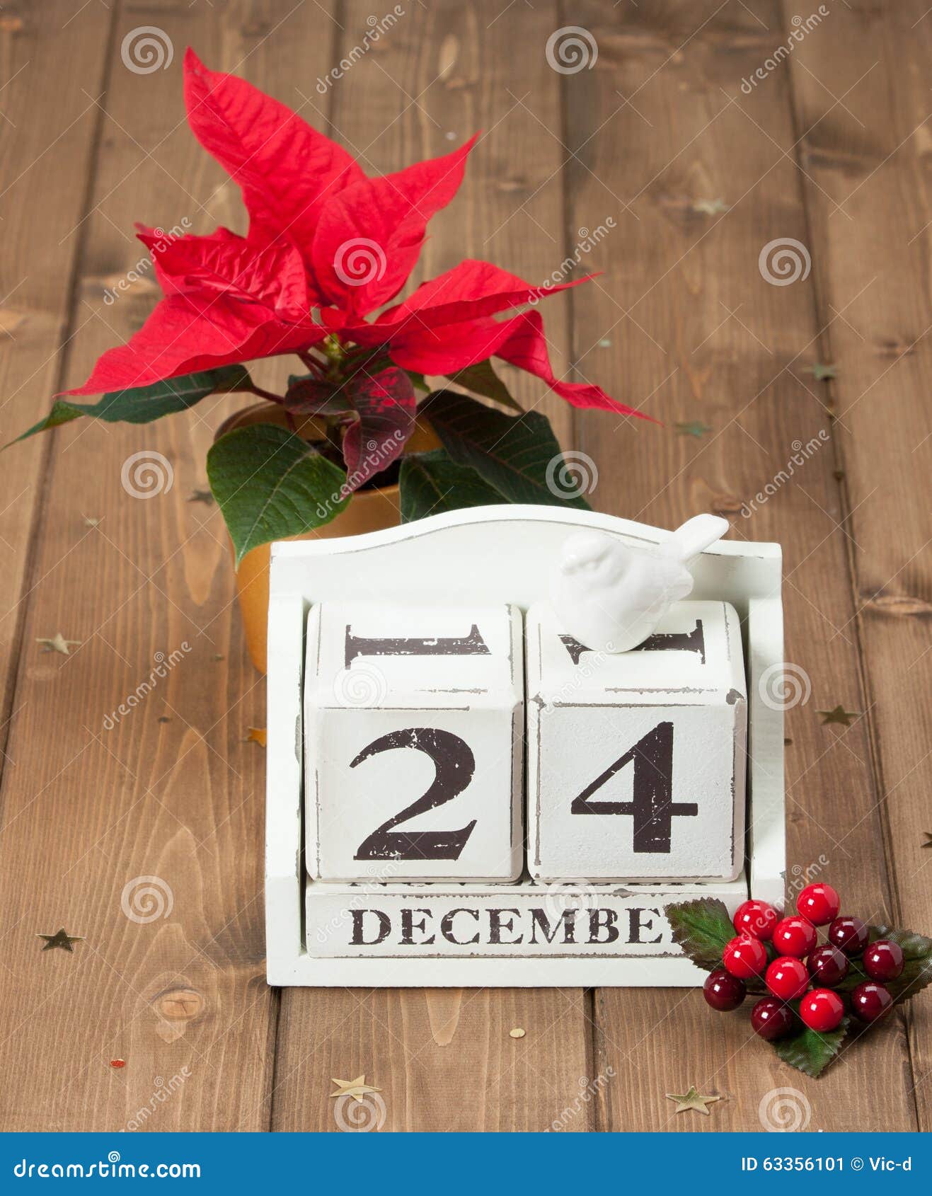 Christmas Eve Date On Calendar. December 24 Stock Image - Image of cube, noel: 63356101