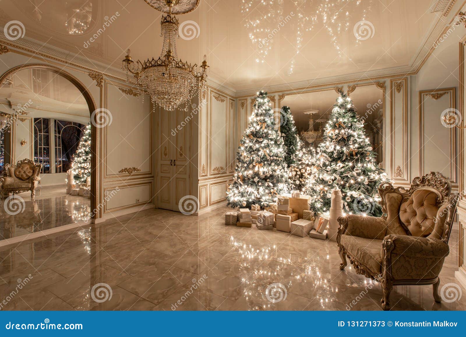 Garland Light Bulbs Christmas Evening Classic Luxurious