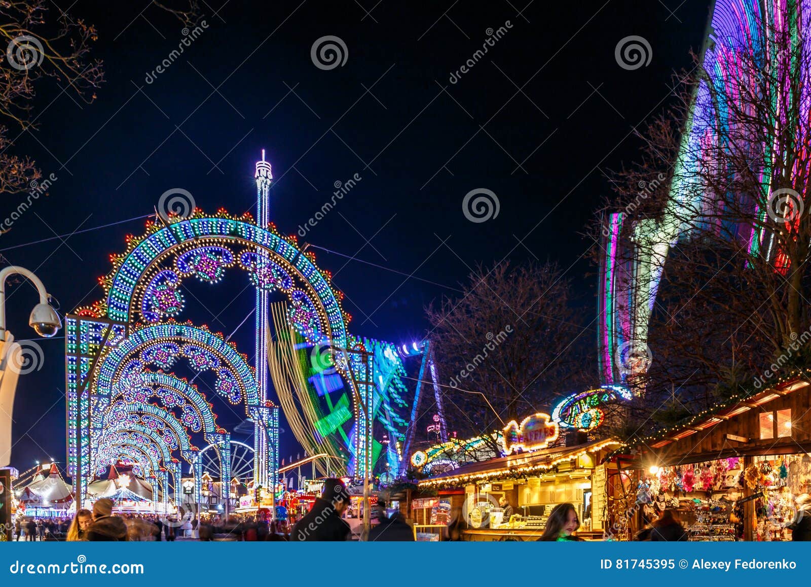 Christmas Fair in Hyde Park in 2016 Editorial Image Image of hyde