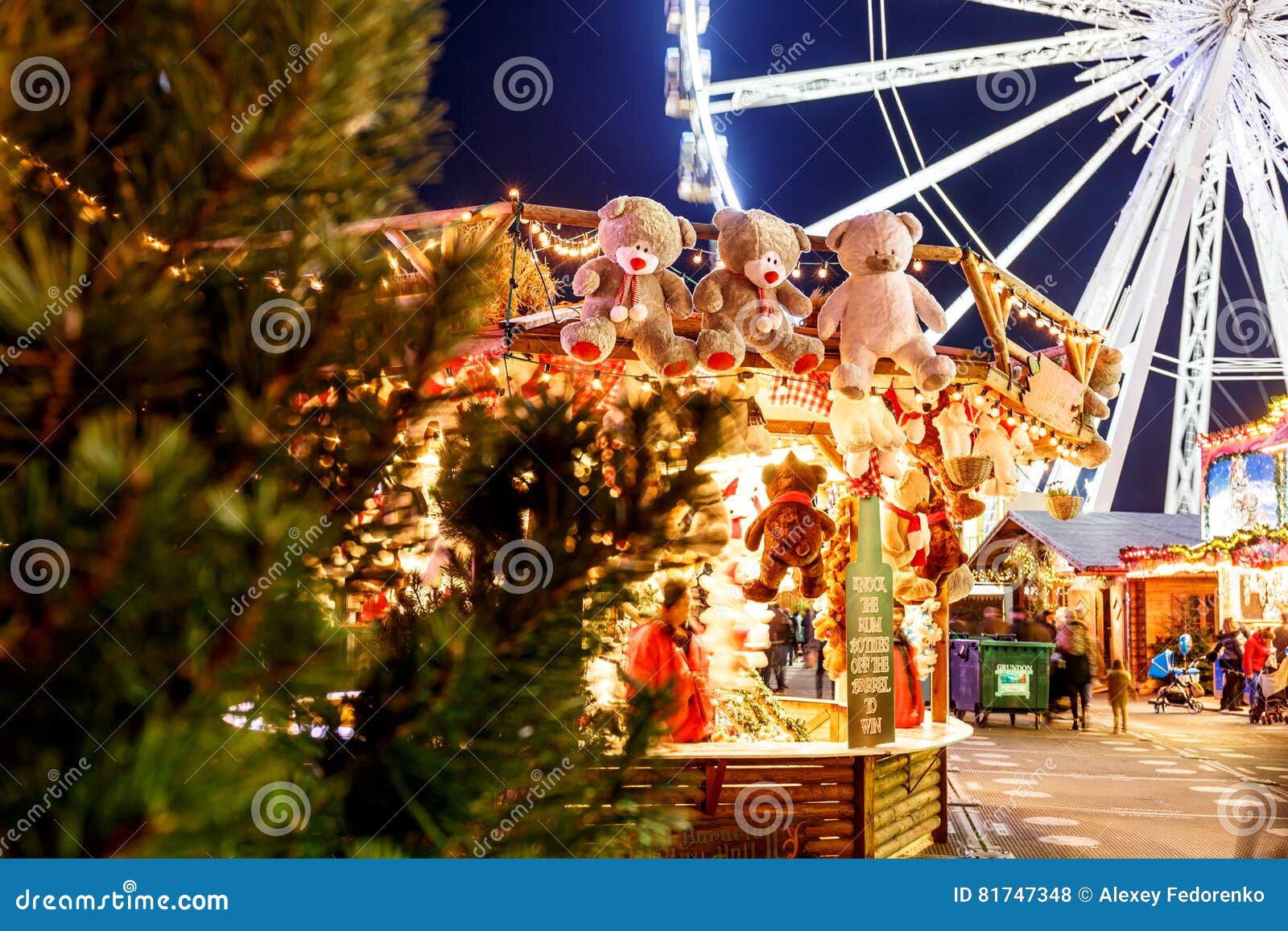 Christmas Fair in Hyde Park in 2016 Editorial Stock Photo Image of