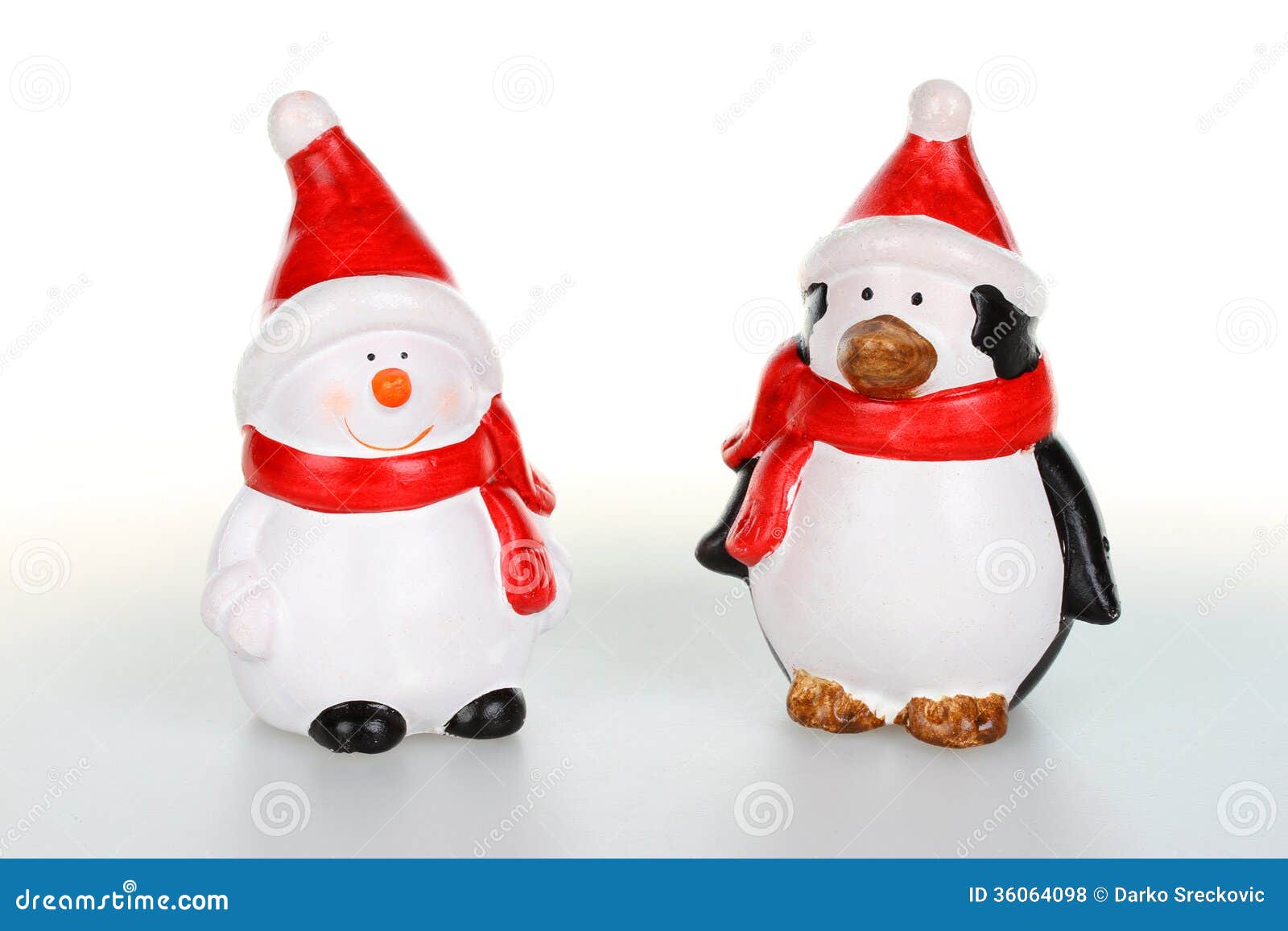 Christmas figurines stock photo. Image of funny, friend 36064098