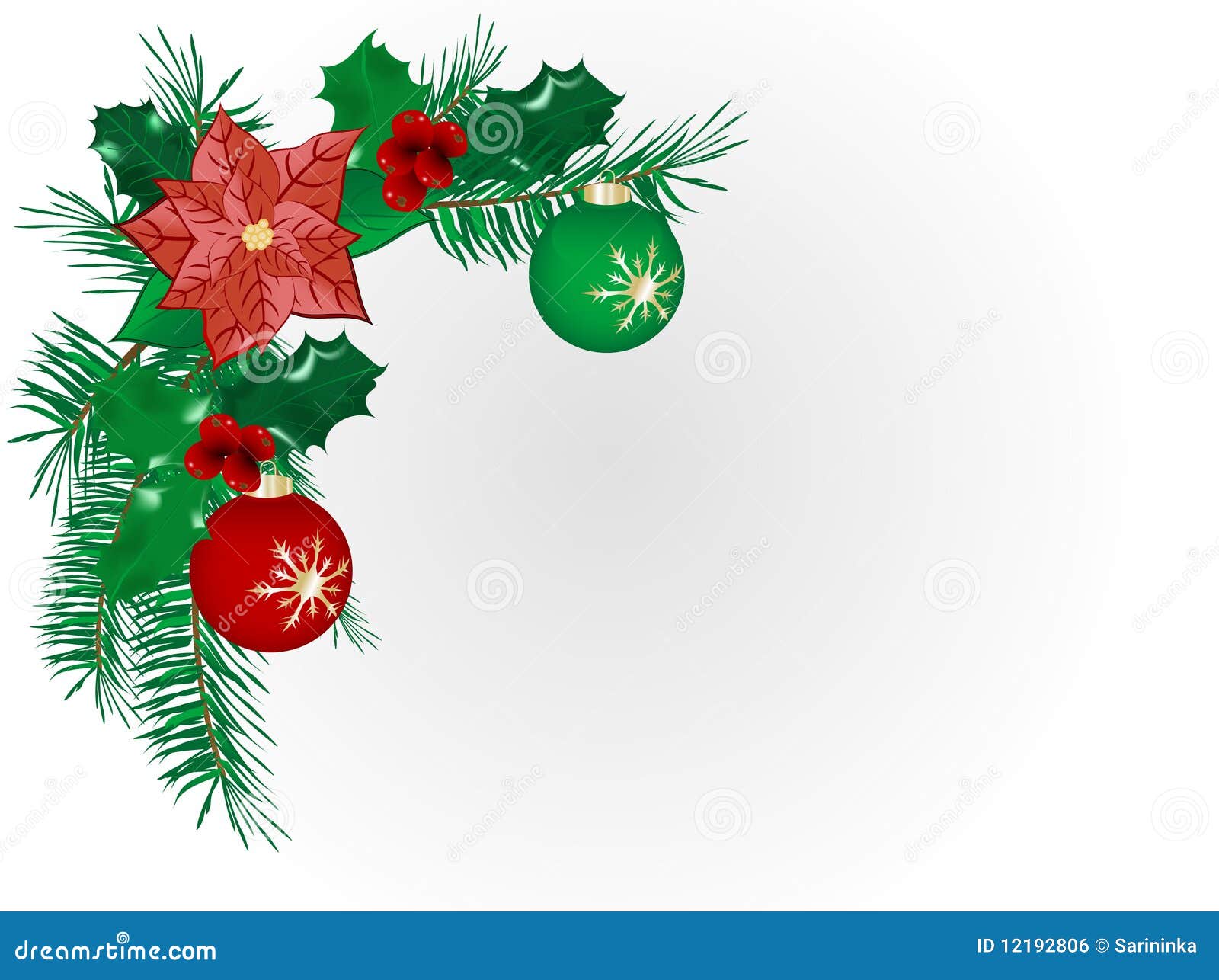 Christmas flower stock vector. Illustration of background 12192806