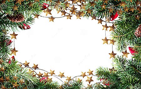 Christmas frame stock photo. Image of christmas, garland - 27354806