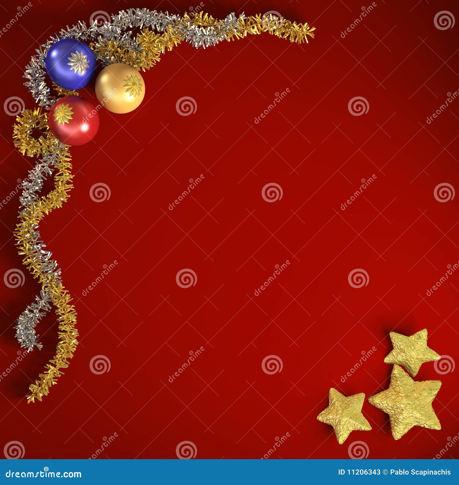 Christmas frame background stock illustration. Illustration of