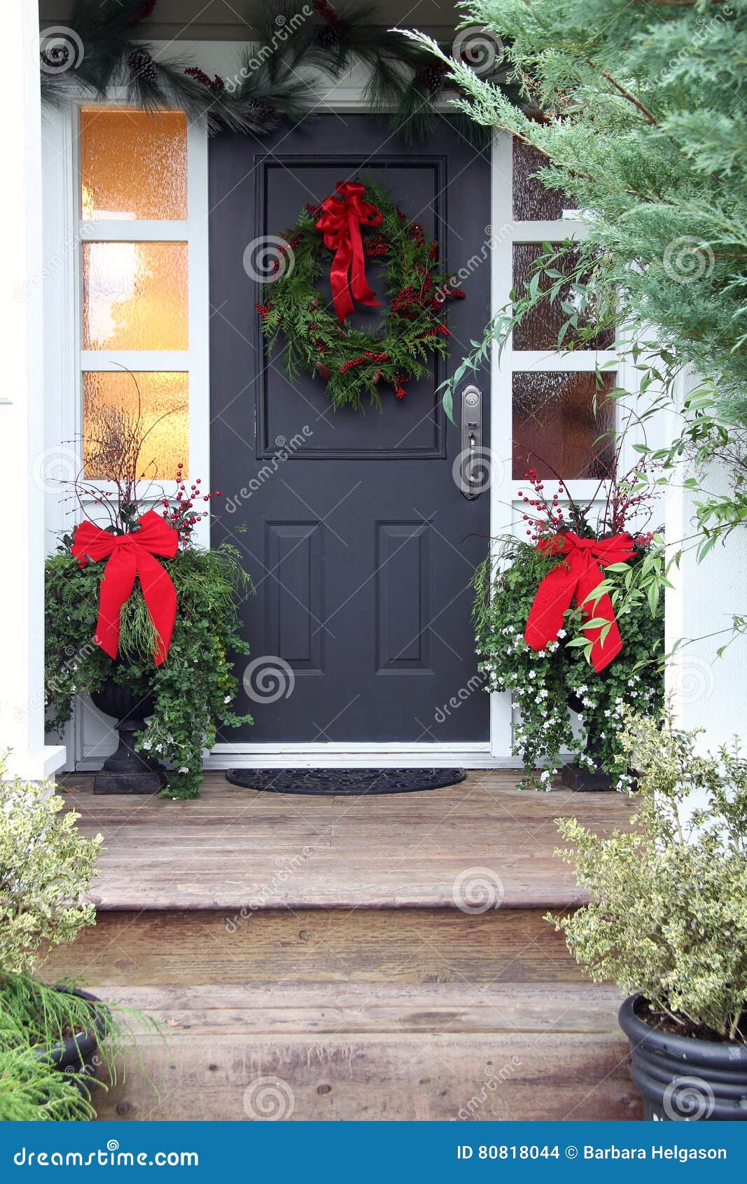 christmas front door