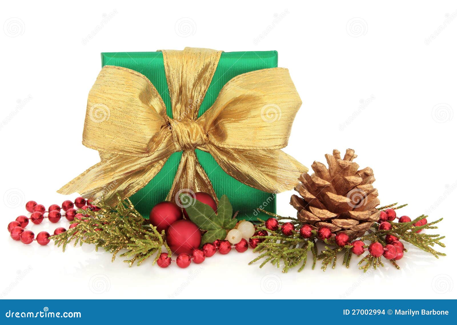 Christmas Gift Box stock photo. Image of december, bauble - 27002994