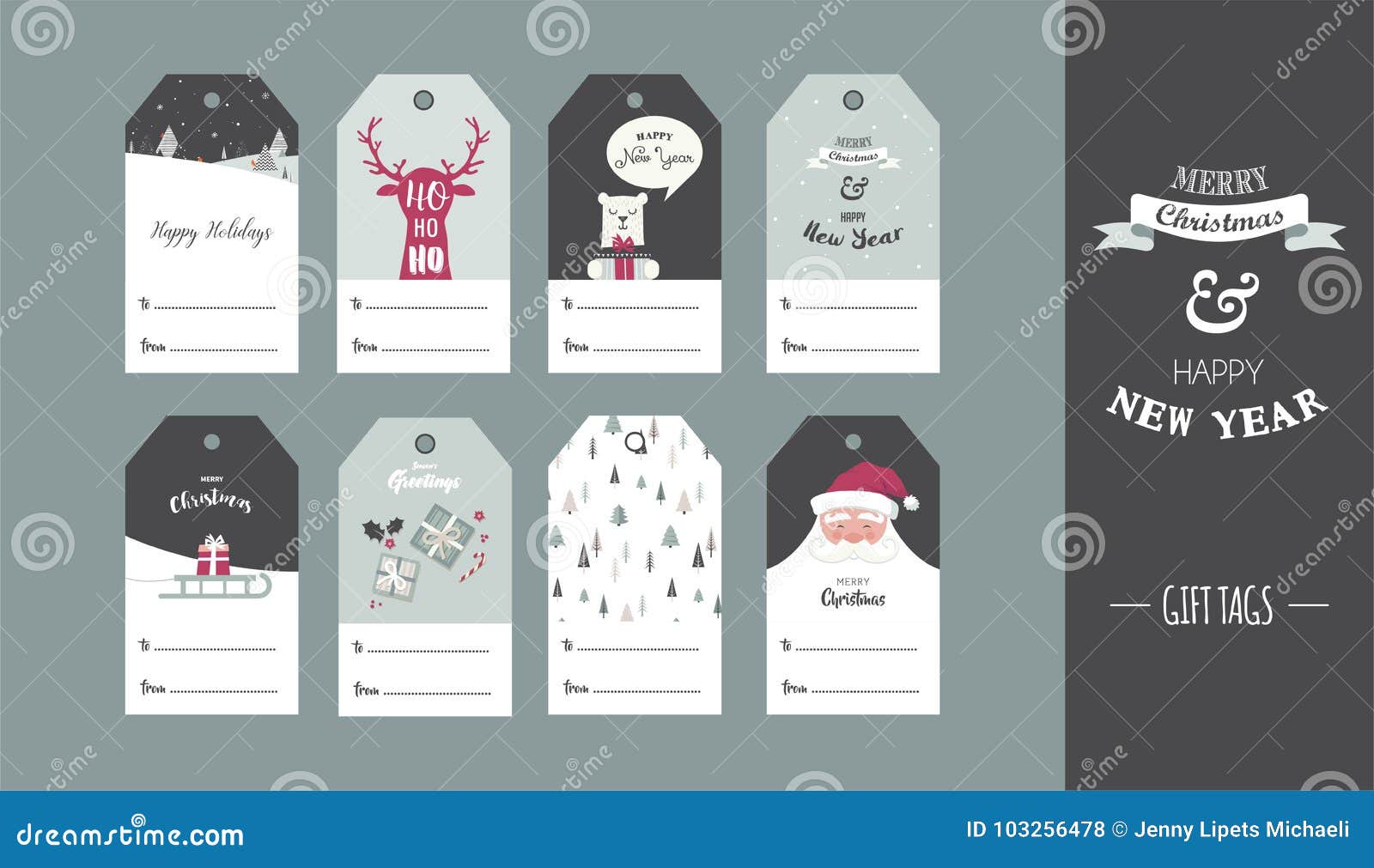 31,900+ Christmas Present Tag Stock Illustrations, Royalty-Free