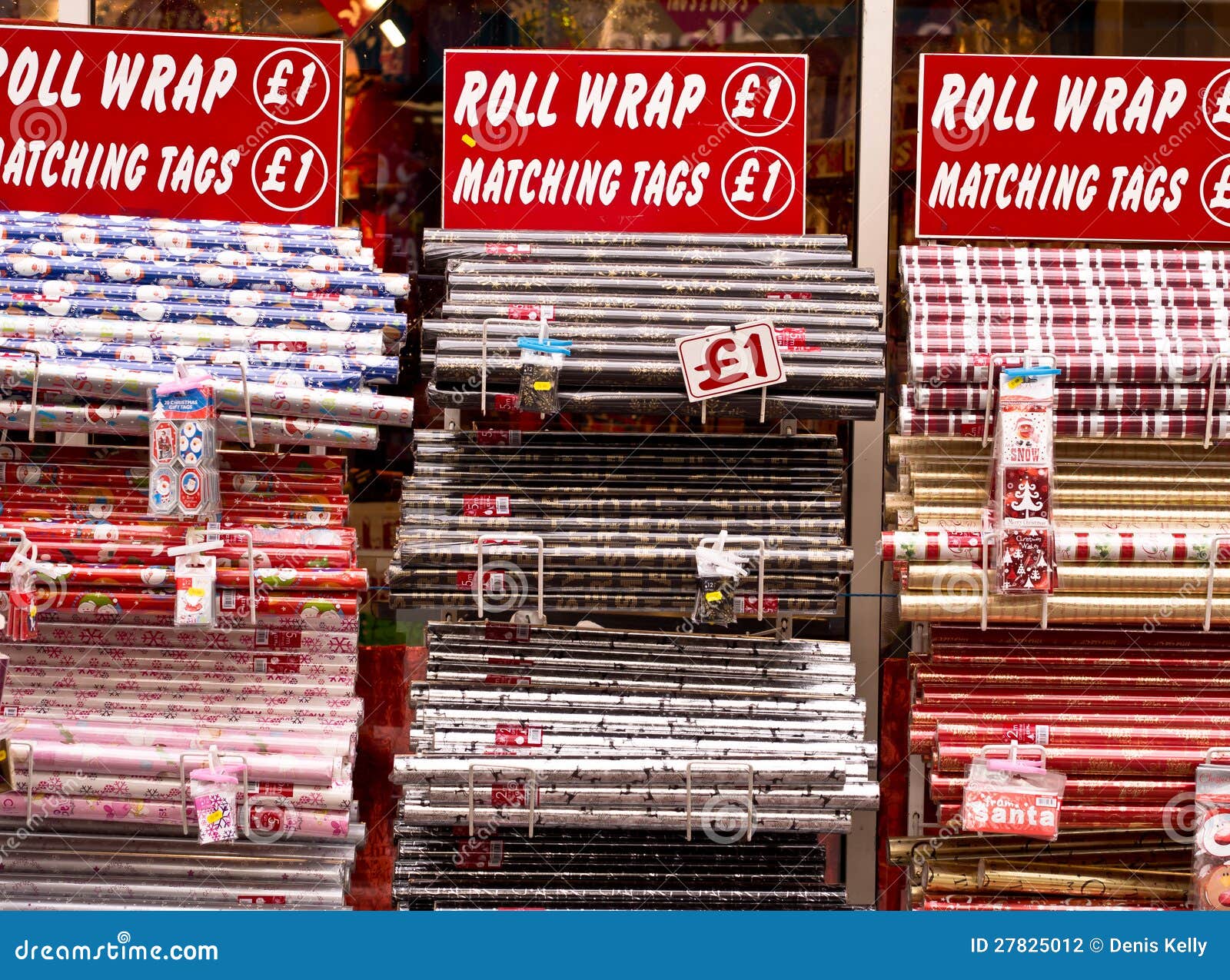 Christmas Gift Wrapping for Sale Editorial Photography Image of open