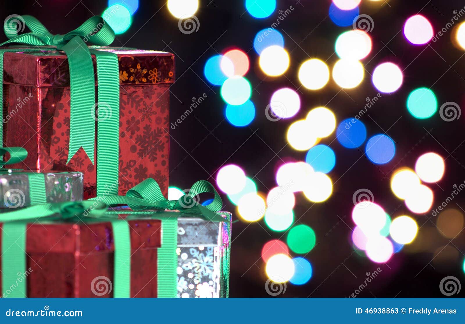 Christmas Gifts Background stock image. Image of christmas - 46938863