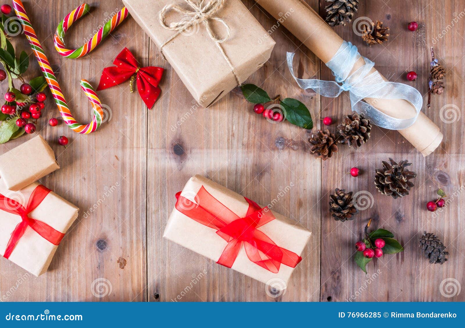 Christmas gifts stock image. Image of table, present - 76966285