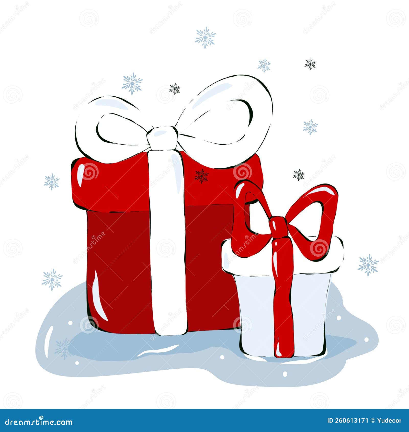 Christmas Gifts Design Element For Christmas Card Or Invitation christmas-gifts-design-element-for-christmas-card-or-invitation
