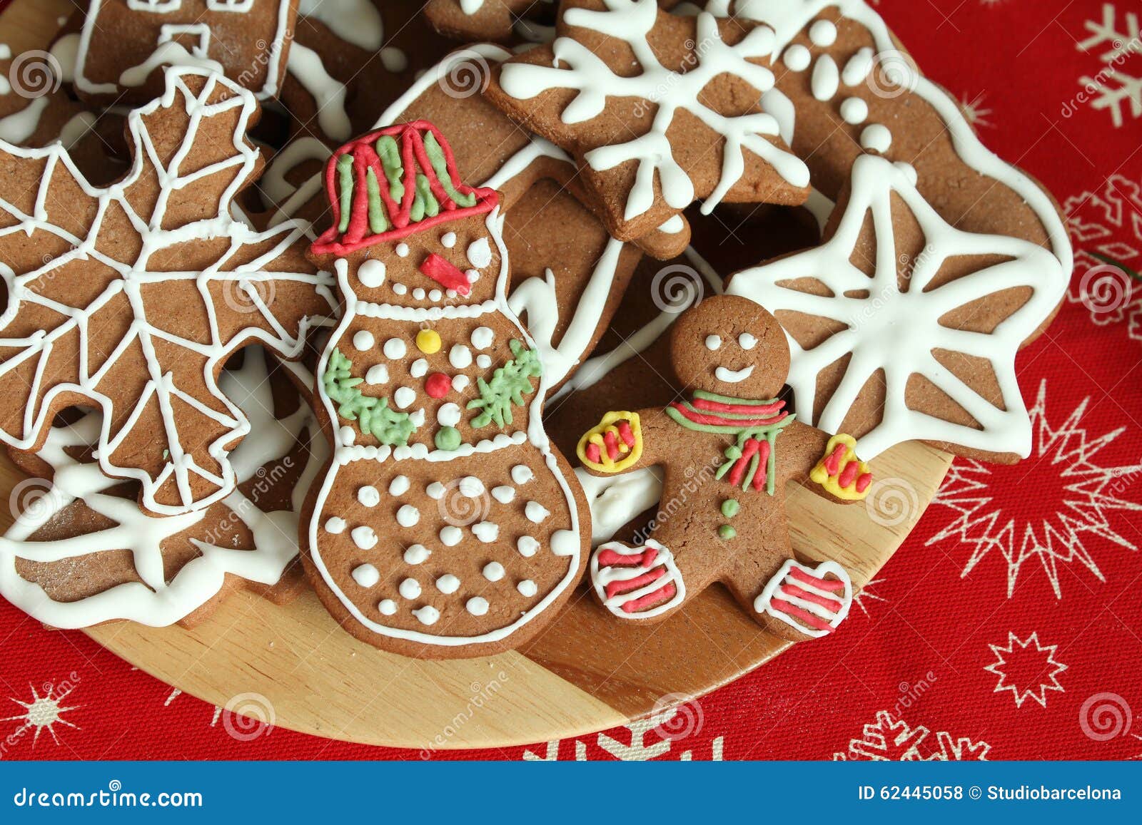 Christmas gingerbread man stock photo. Image of festive - 62445058