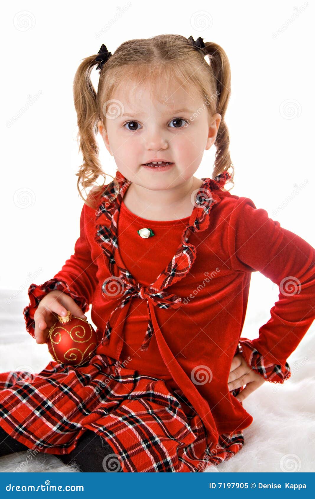 Christmas Girl Toddler stock image. Image of dress, cute 7197905
