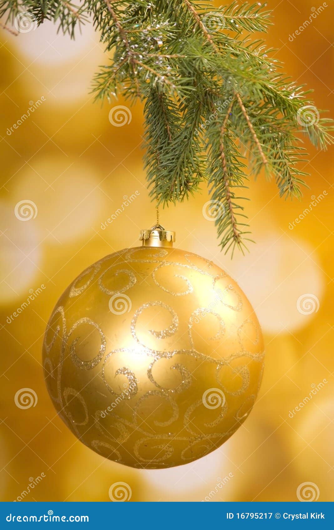 Christmas in gold stock image. Image of ornament, celebration - 16795217