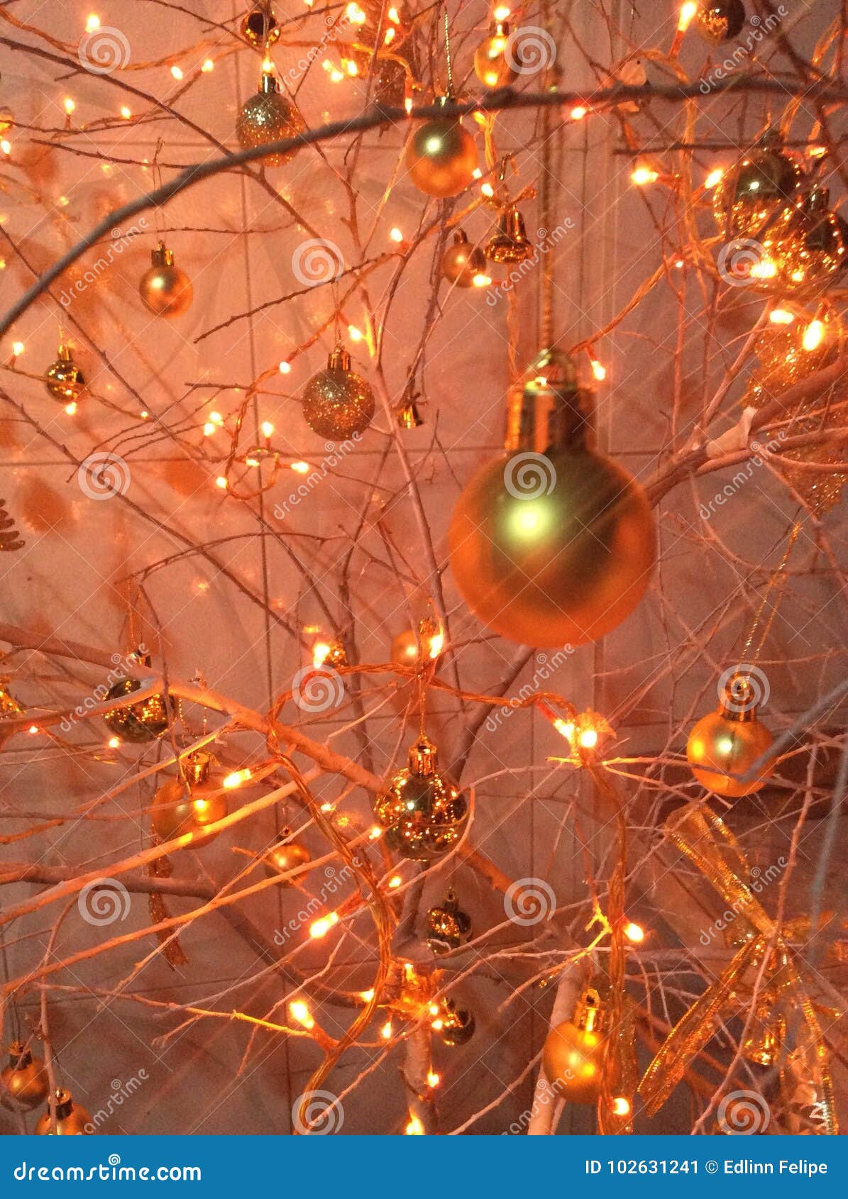 Christmas stock image. Image of lights, gold, christmas 102631241