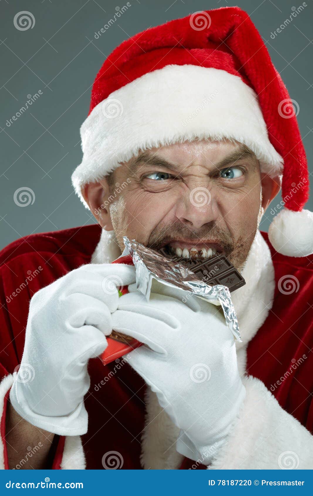 Christmas greed stock photo. Image of aggressive, gray - 78187220