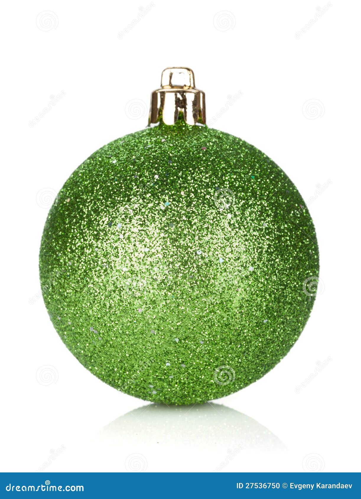Christmas Green Bauble Decoration Stock Photo - Image of holiday ...