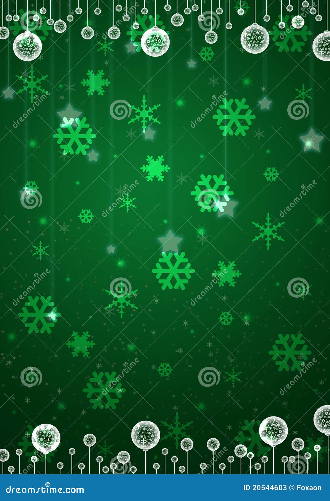 Christmas green card stock image. Image of postal, ornament 20544603