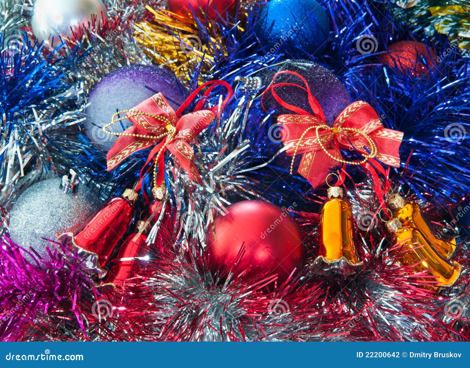 Christmas hand bells stock photo. Image of handbell, confetti - 22200642