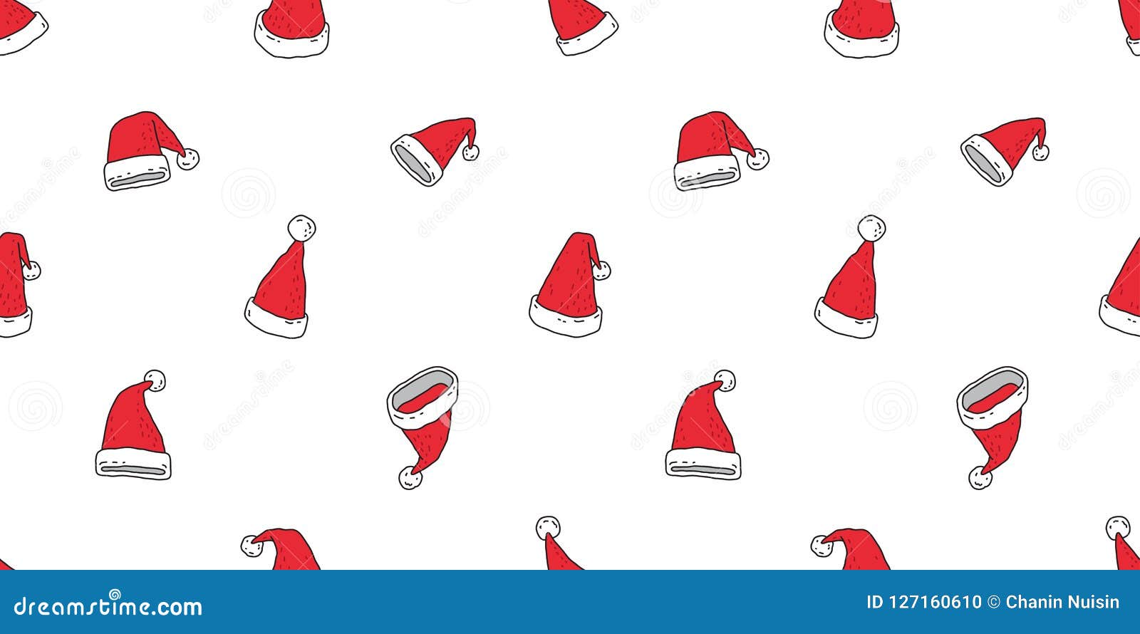 Seamless pattern Christmas background has Santa claus with house in snow  and christmas tree Hand drawn design in cartoon style use for print  celebration wallpaper textile Vector illustration 4552816 Vector Art at