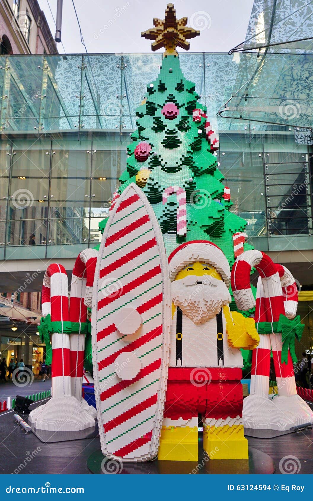 The Christmas Holiday Celebrated Down Under in Sydney with Lego ...