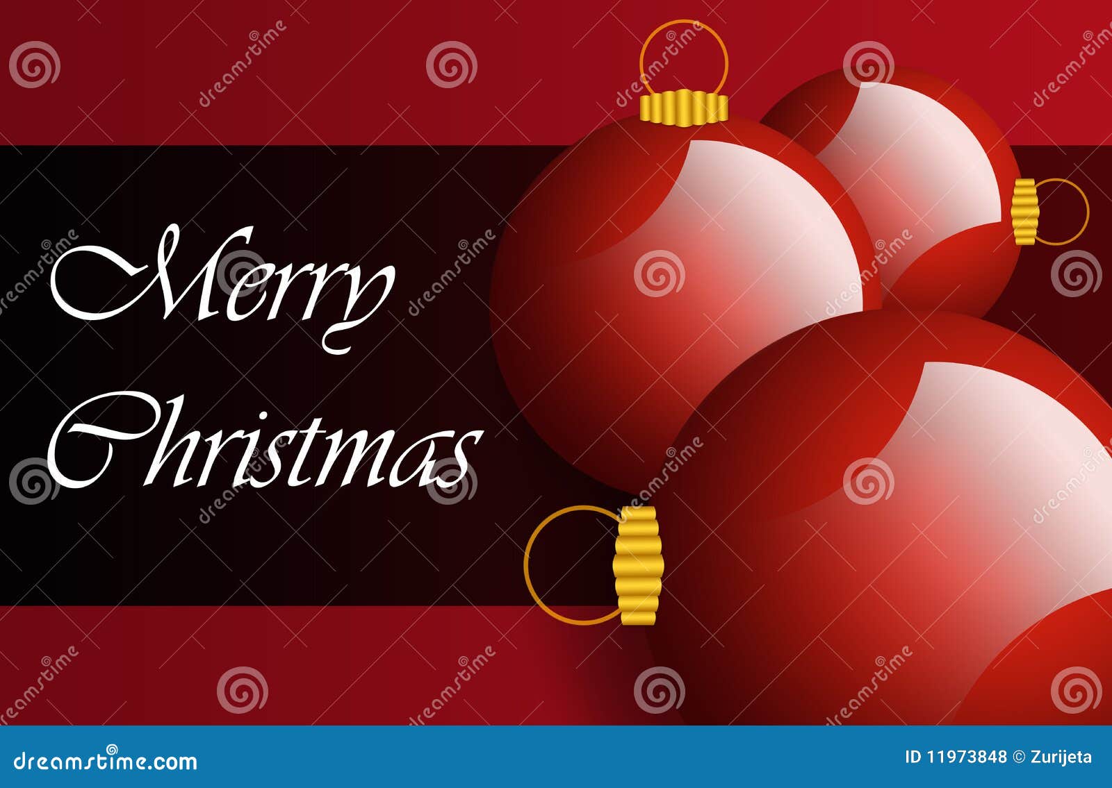 Christmas Holiday Details, Illustrated Stock Illustration