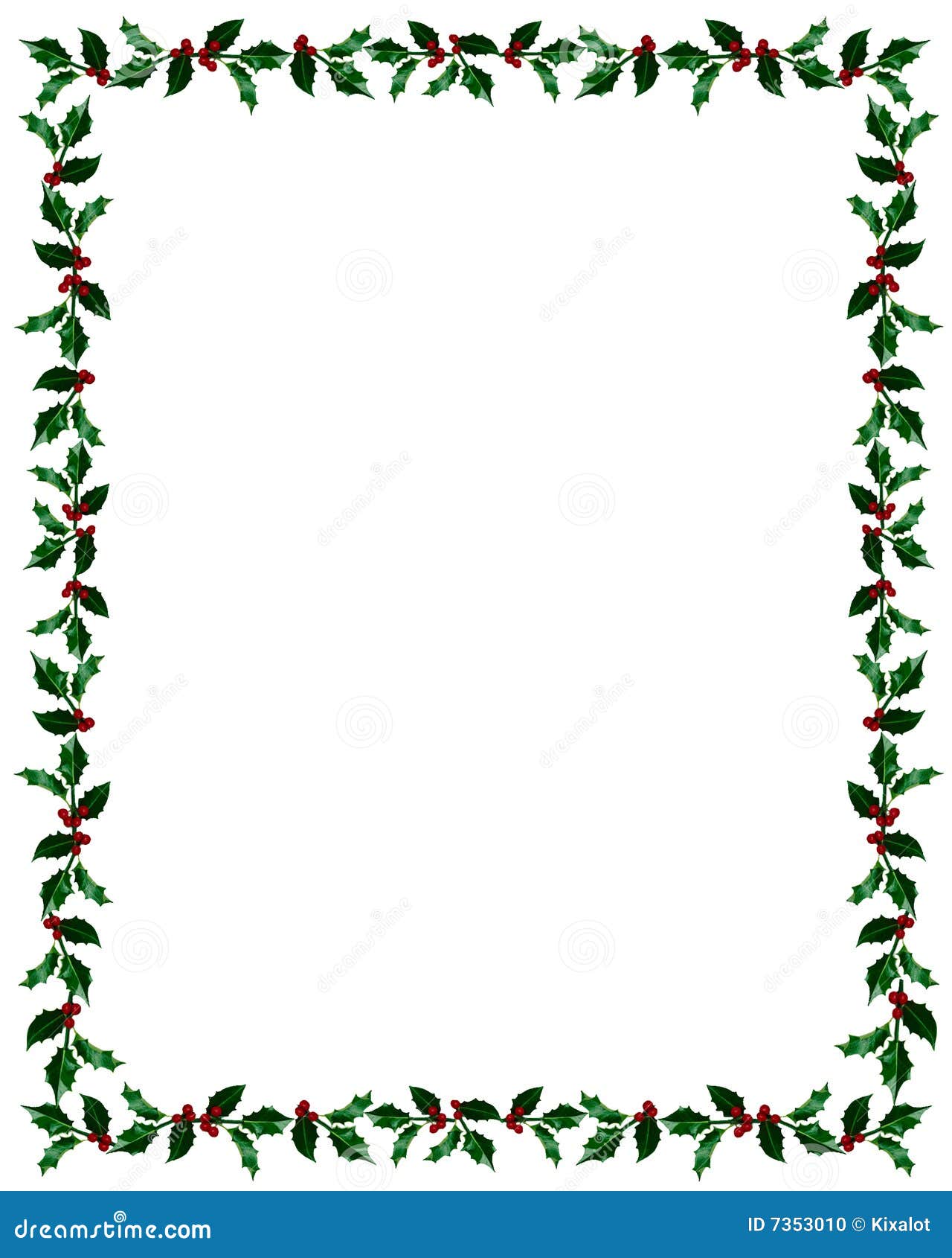 clip art borders holly leaves - photo #26