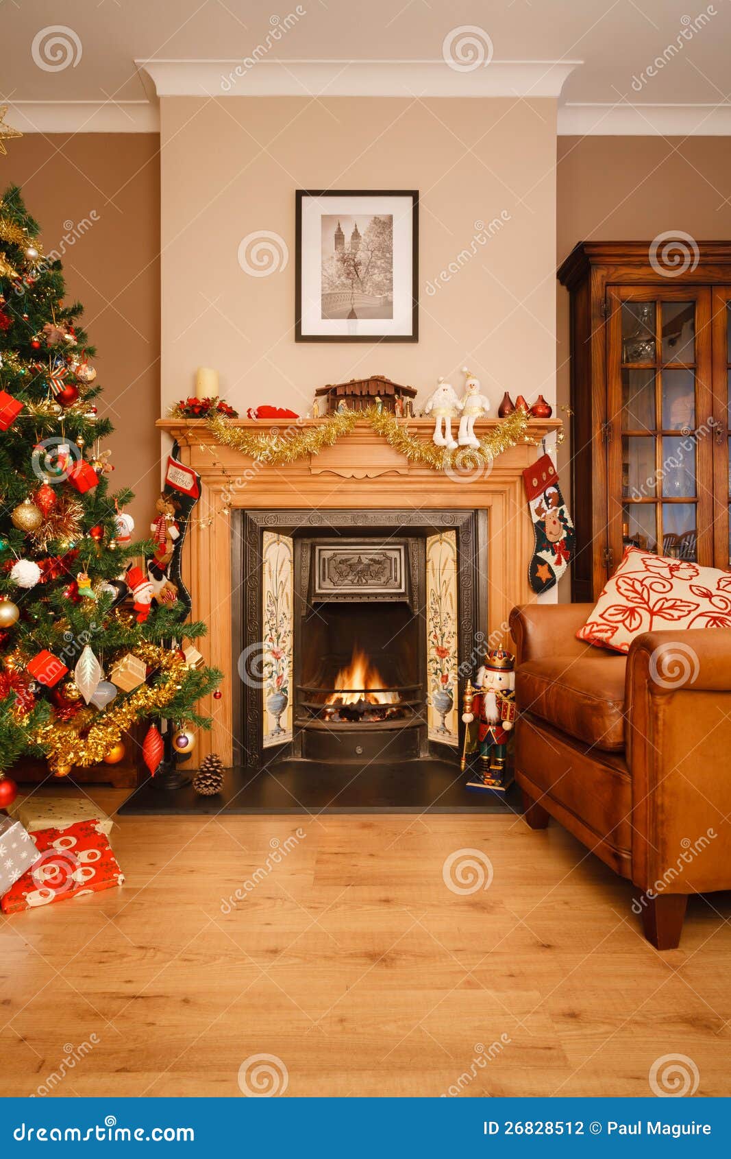 Christmas at home stock photo. Image of copy, brown, closeup - 26828512