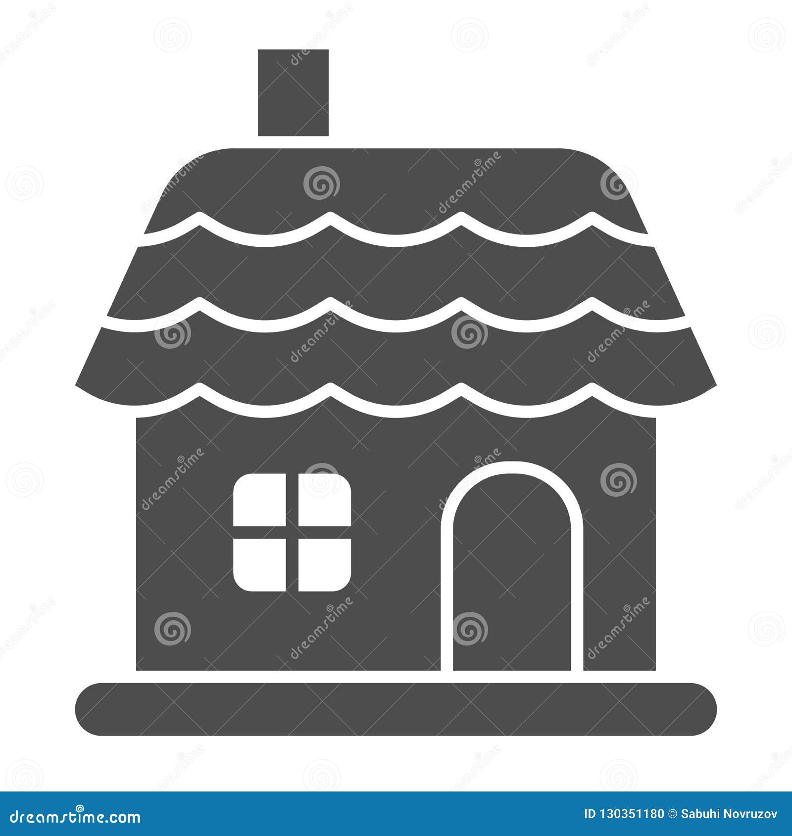 Download Christmas House Solid Icon. Winter House Vector ...