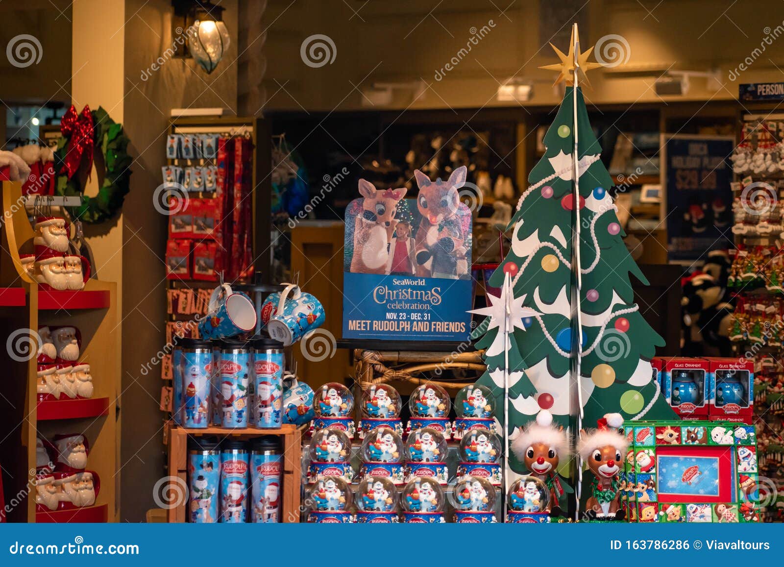 Christmas Items At Store In Seaworld Editorial Photo Image Of Coca Celebrate