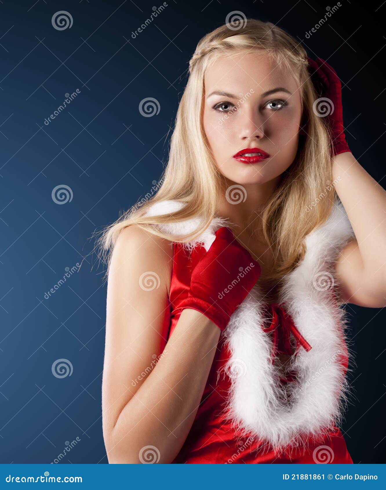Christmas lady stock image. Image of looking, christmas 21881861