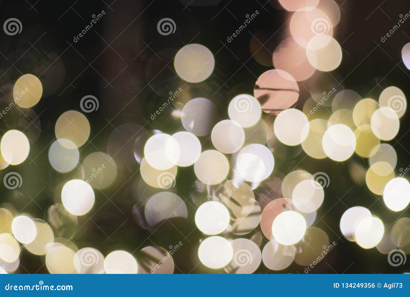 Christmas Light Bokeh Holidays Decoration Christmas Spirit Stock Photo ...