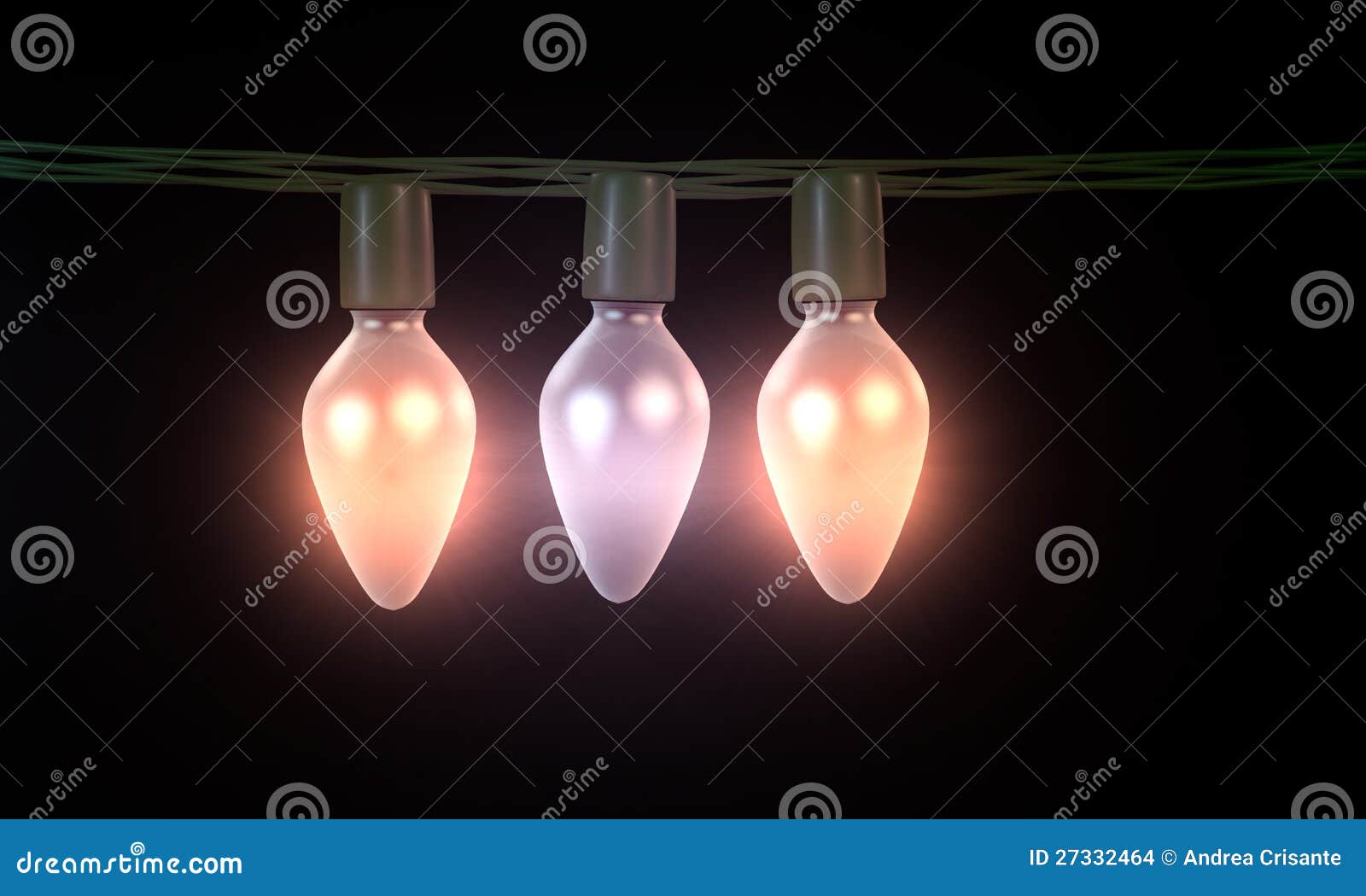 Christmas light bulbs stock illustration. Illustration of celebration