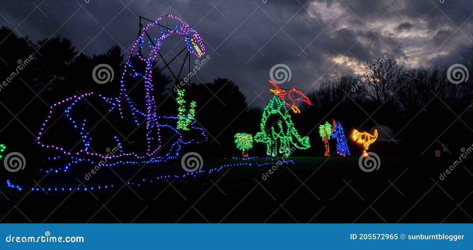 2020 Dinosaur Christmas Light Display Oglebay Park, West Virginia