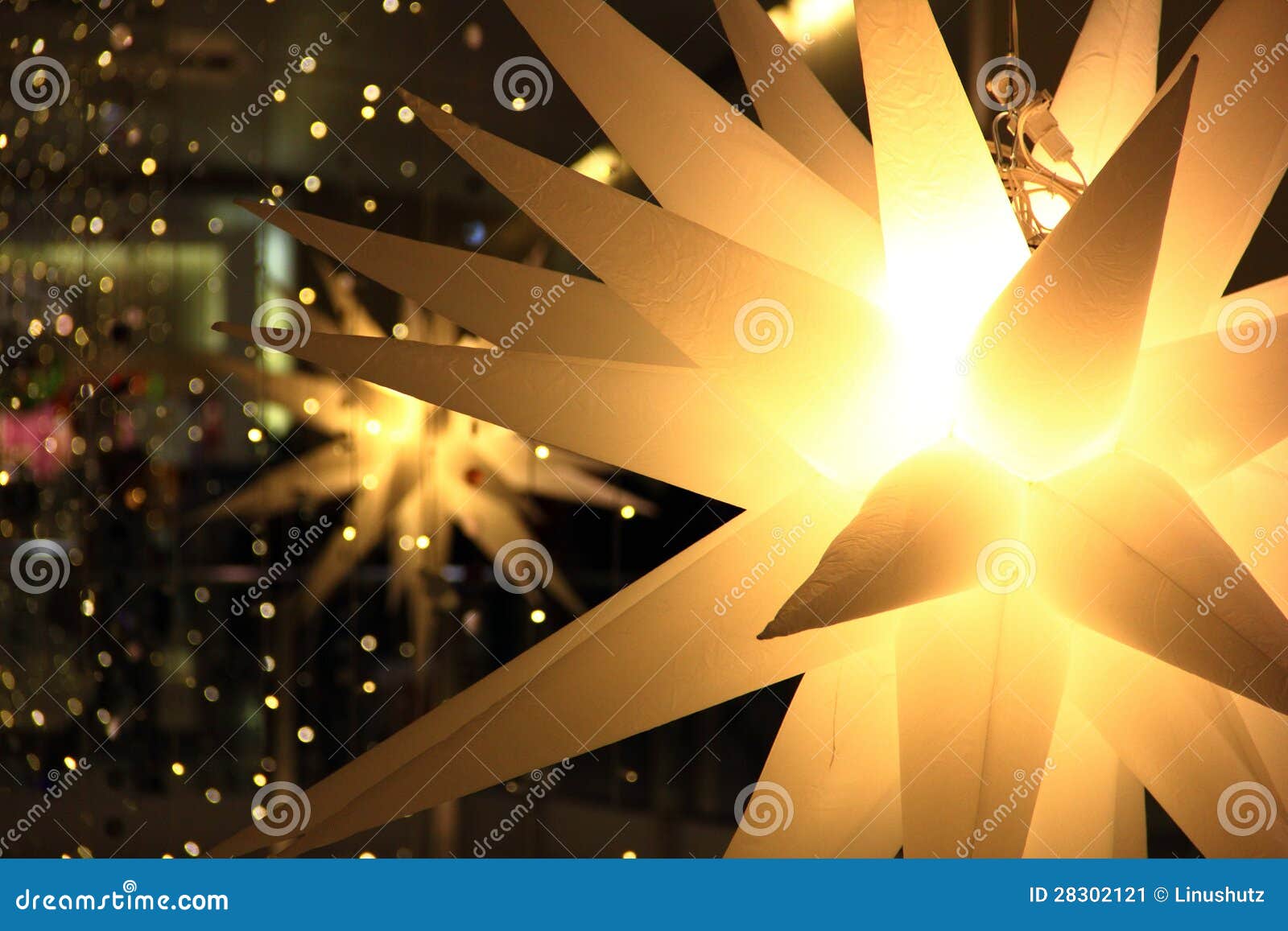 Christmas Light Snow Spikes Stock Image Image of nylon, haze 28302121