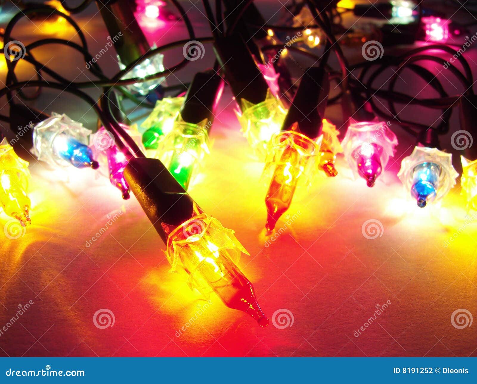 Christmas lights stock photo. Image of christmas, burning 8191252