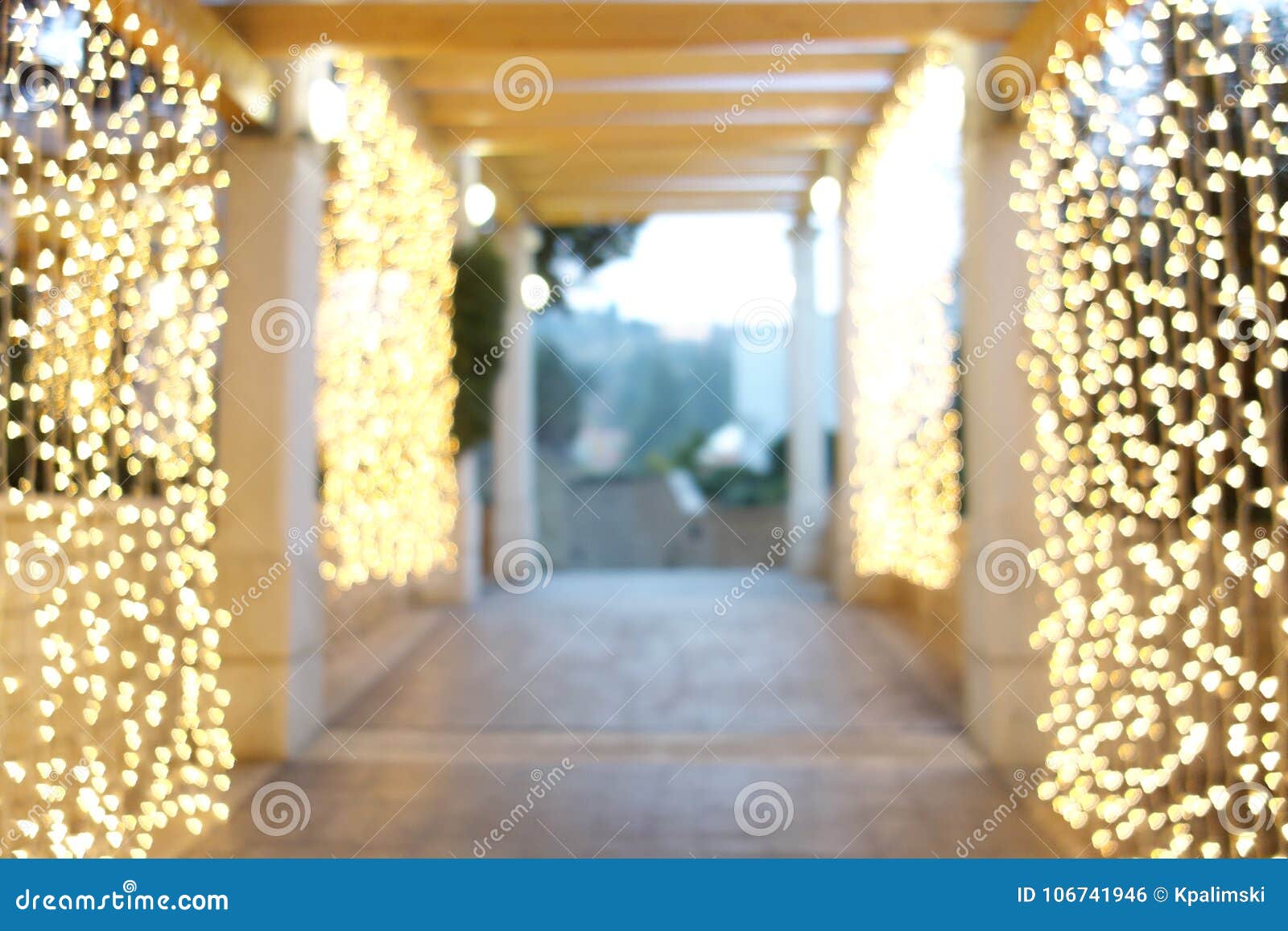 Christmas Lights Blurry Background Stock Photo - Image of blurry, lights:  106741946