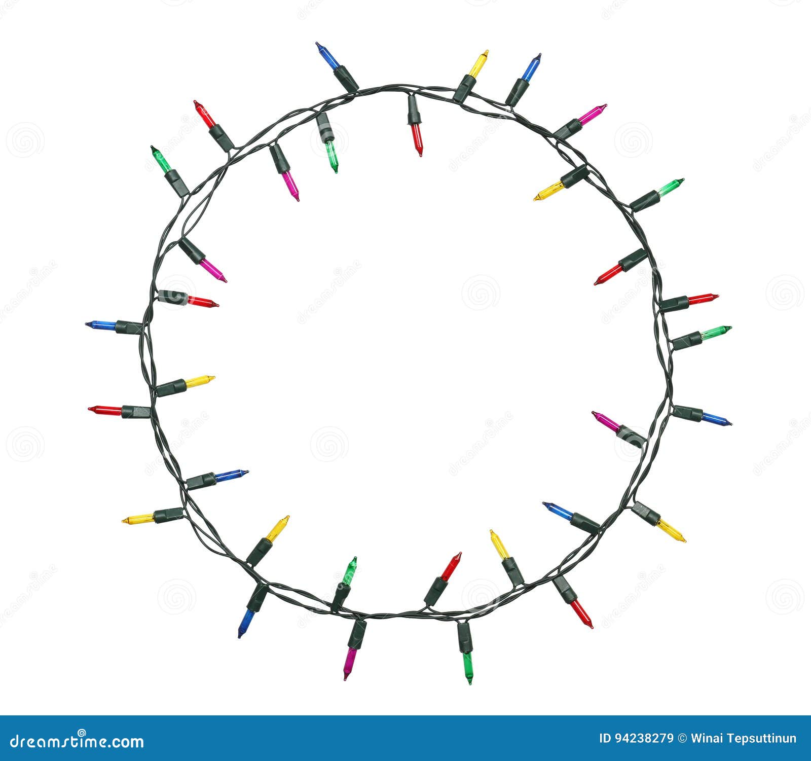 christmas light ring diy