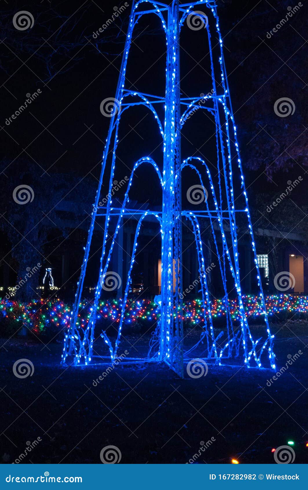 Christmas Lights at Detroit Zoo 11/24/2017 Editorial Photography