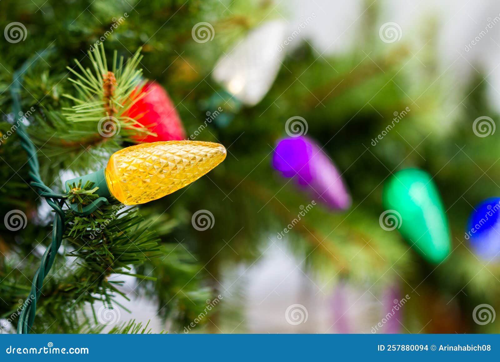 Christmas lights stock photo. Image of white, purple 257880094