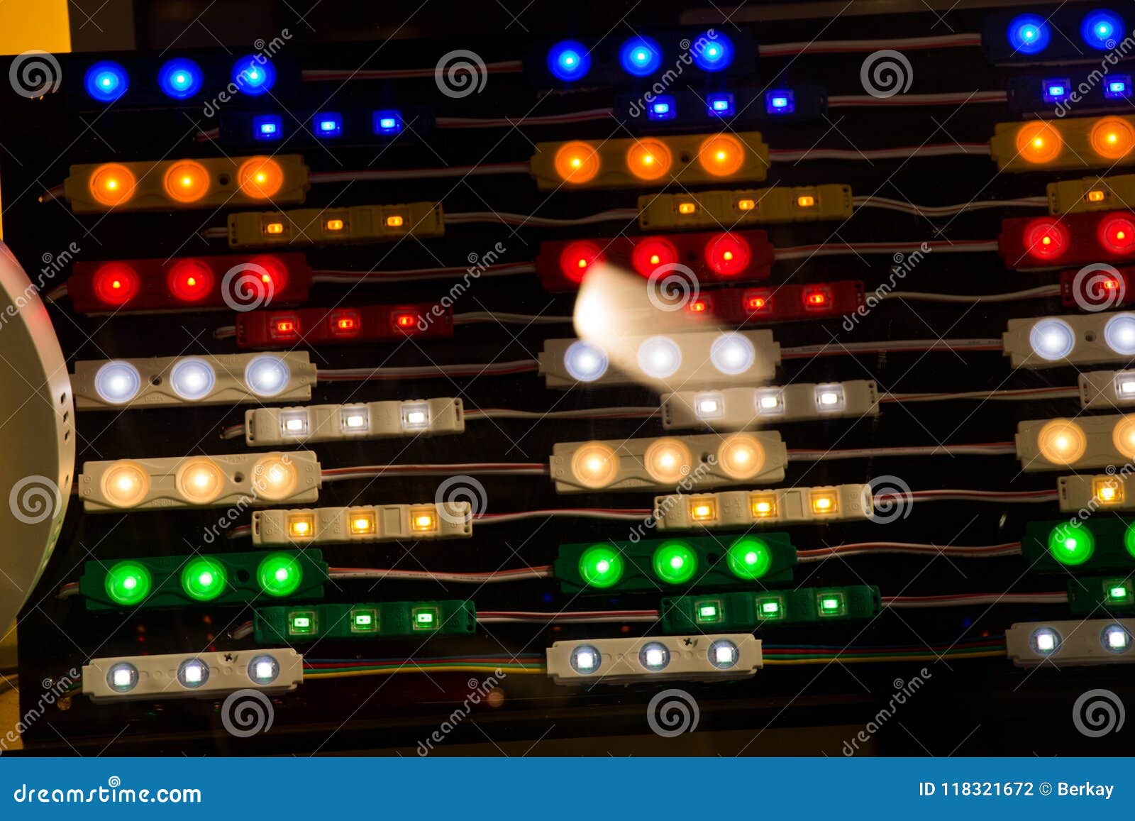 Christmas and Party Lights of a Certain Type Stock Photo - Image of ...