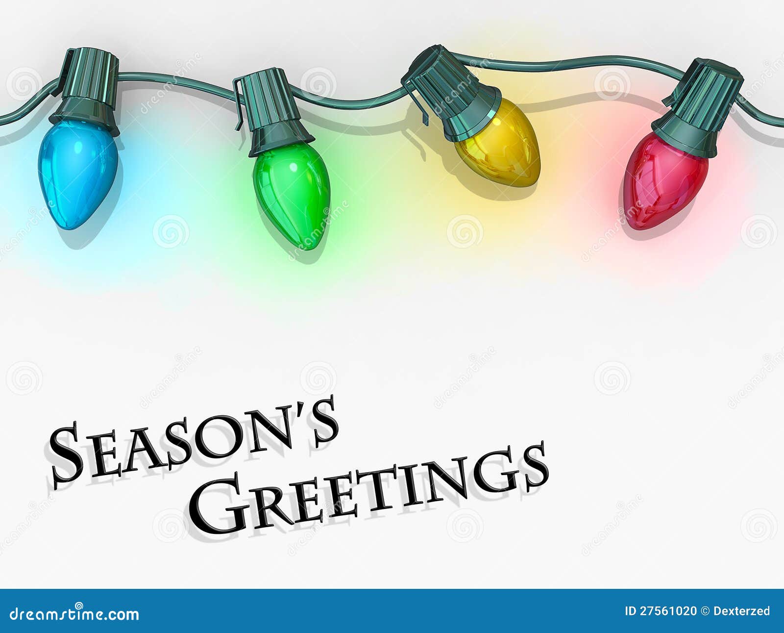 Download Christmas Lights Season s Greetings Stock Illustration Illustration of decoration border