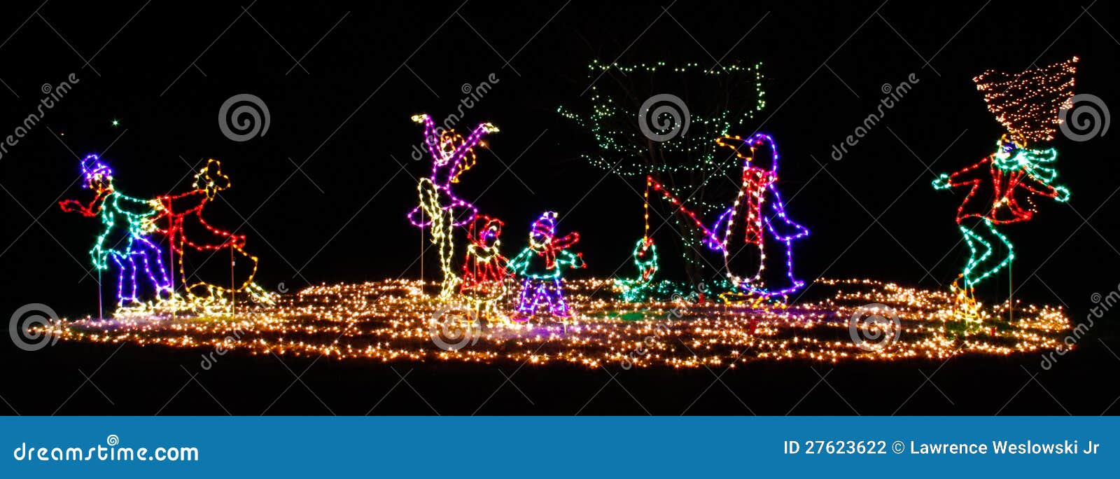 Christmas Lights Winter Fun! Stock Photo Image of white, noel 27623622